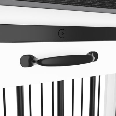 Pet Residence with Iron Tube Reinforcement Stylish & Sturdy Dog Crate