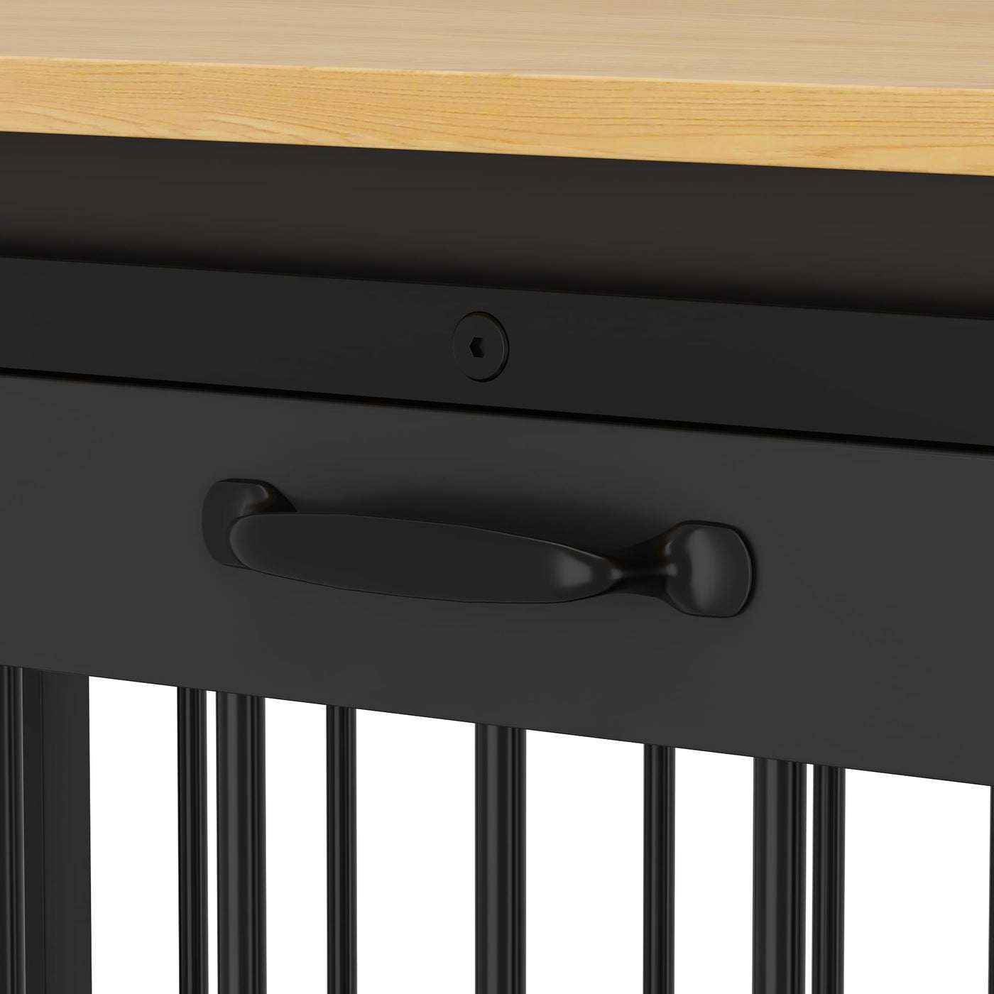 Pet Residence with Iron Tube Reinforcement Stylish & Sturdy Dog Crate