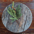 Pine Greens with Hemlock Sprig Pick