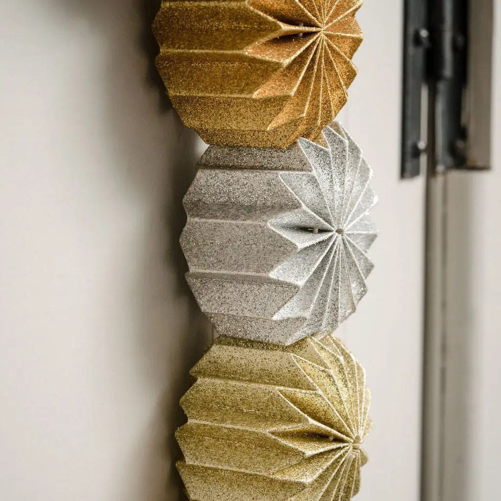 Sparkle Paper Pinwheel Wreath