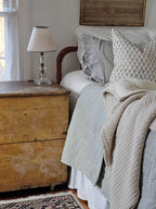 Portsmouth Blue Ticking Stripe Pillow Case Set