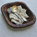 Primitive Wood Dough Bowl