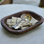 Primitive Wood Dough Bowl