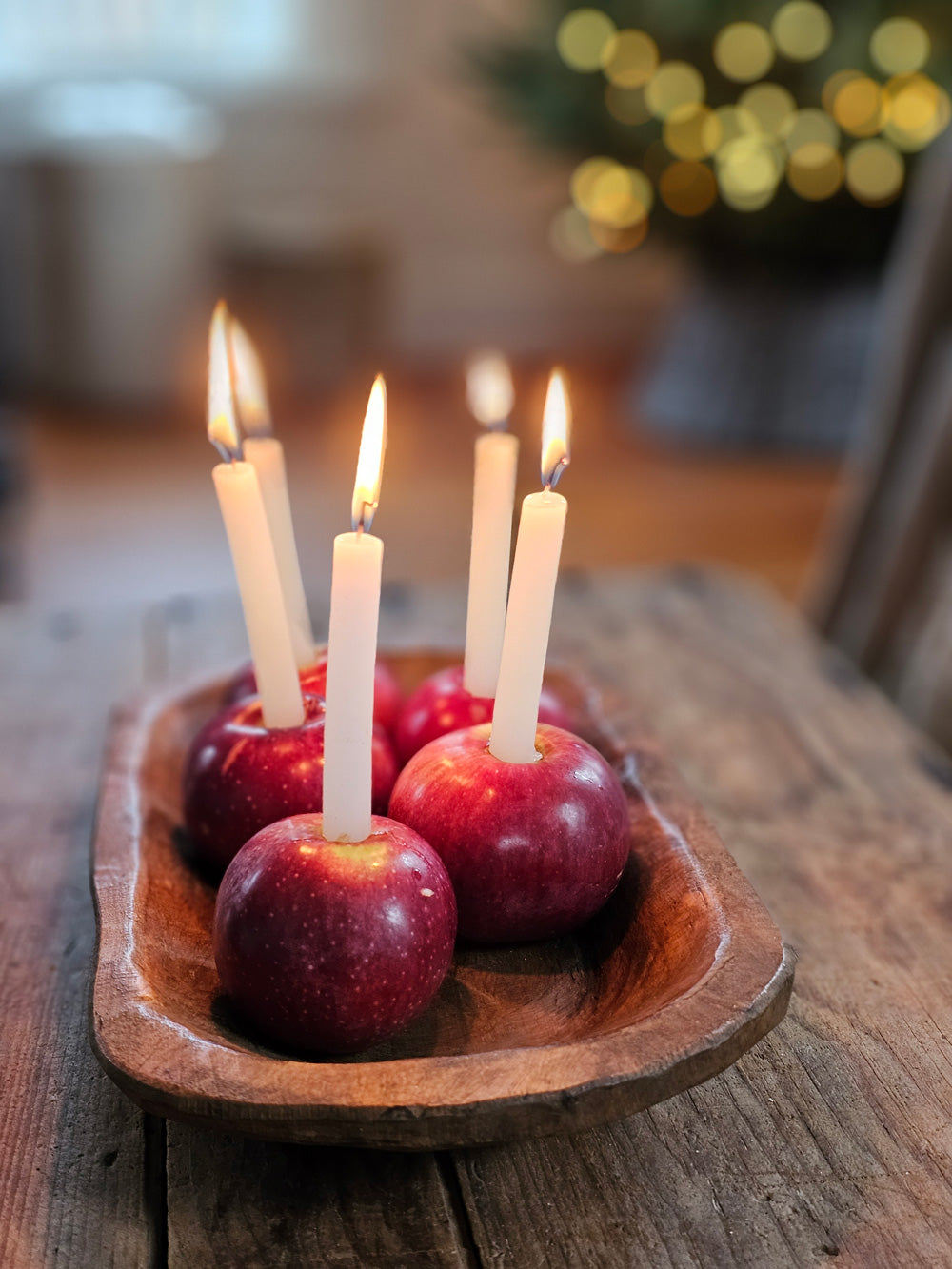 Primitive Wood Dough Bowl