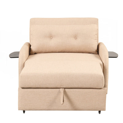 Pull Out Sofa Sleeper 3 in 1 with 2 Wing Table