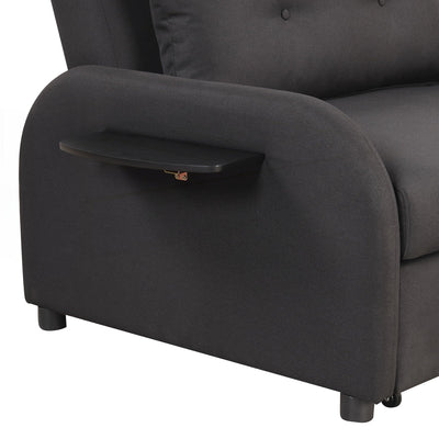 Pull Out Sofa Sleeper 3 in 1 with 2 Wing Table