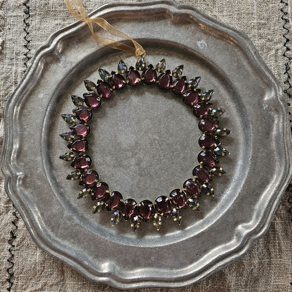 Renaissance Jeweled Wreath Ornament