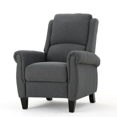 Roomfitters Ultimate Comfort PU Leather Pushback Recliner, Luxurious Recliner Chair for Living Room or Bedroom