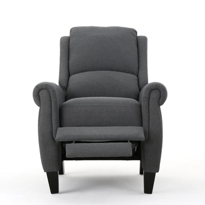 Roomfitters Ultimate Comfort PU Leather Pushback Recliner, Luxurious Recliner Chair for Living Room or Bedroom