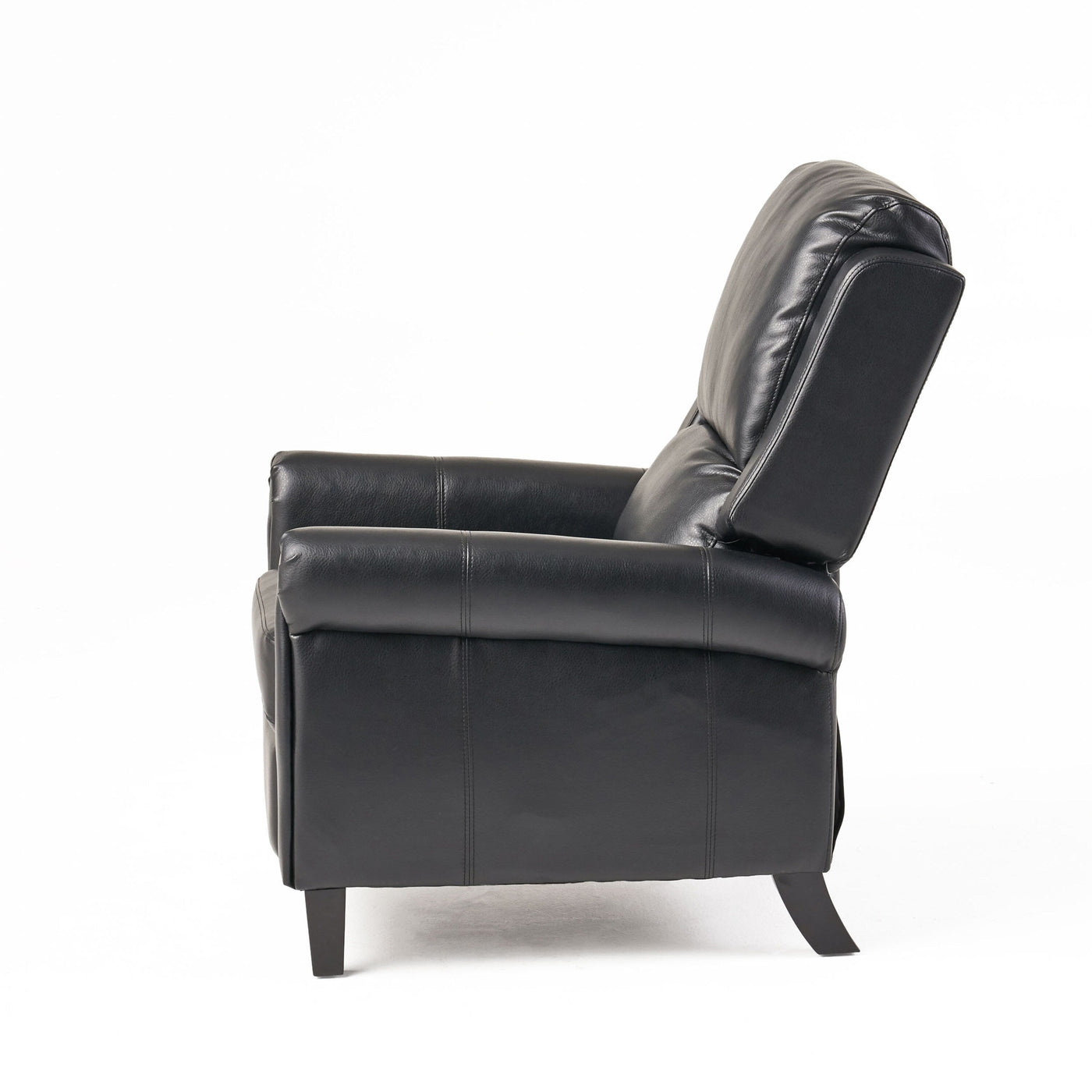 Roomfitters Ultimate Comfort PU Leather Pushback Recliner, Luxurious Recliner Chair for Living Room or Bedroom
