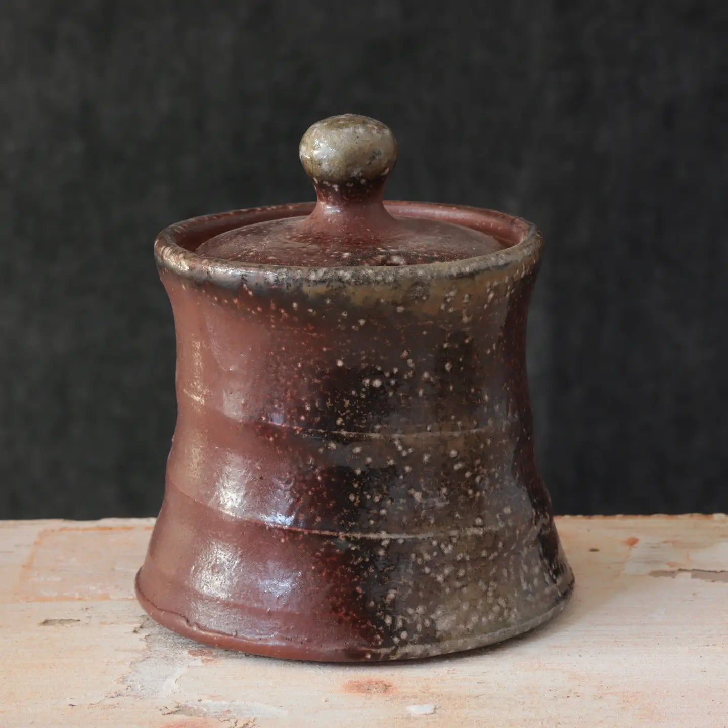 Rustic Clay Sugar Jar