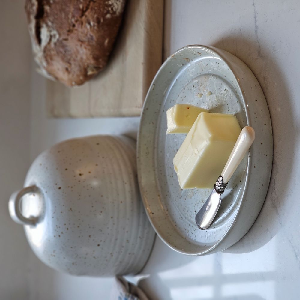 Rustic French Butter Dish with Dome
