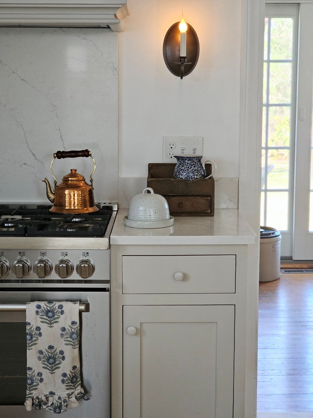 Rustic French Butter Dish with Dome