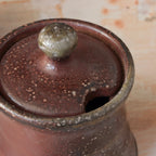 Rustic Clay Sugar Jar