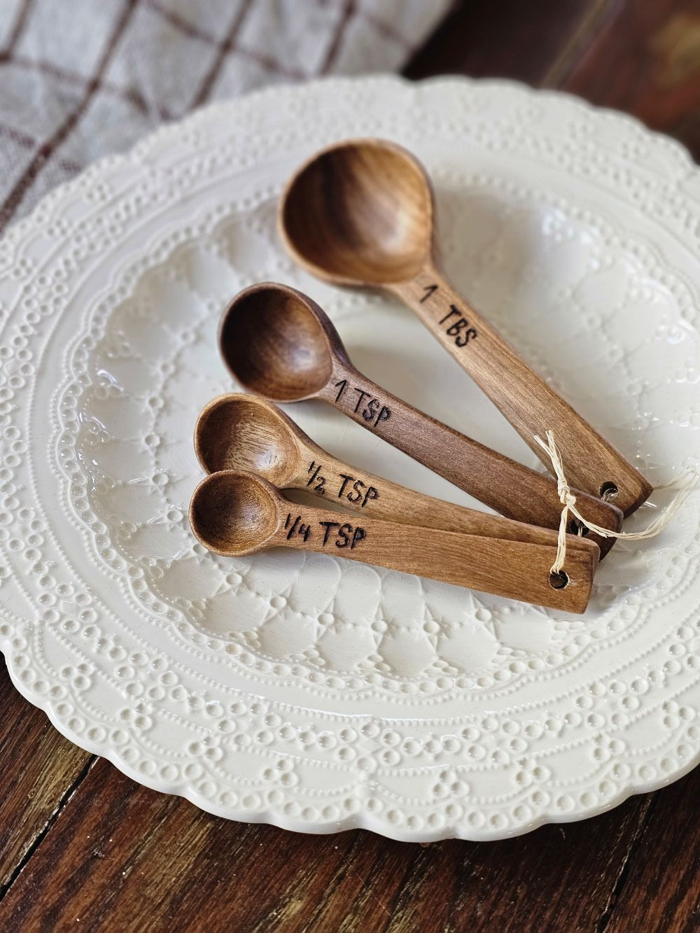 Wood Measuring Spoon Set