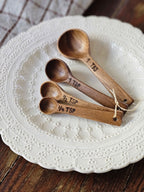 Wood Measuring Spoon Set
