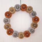 Sparkle Paper Pinwheel Wreath