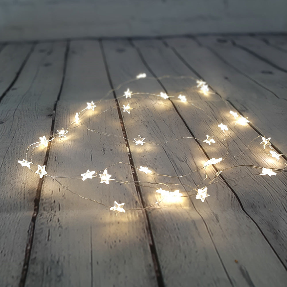 Clear Star Fairy Lights
