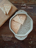 Stoneware Shortbread Pan
