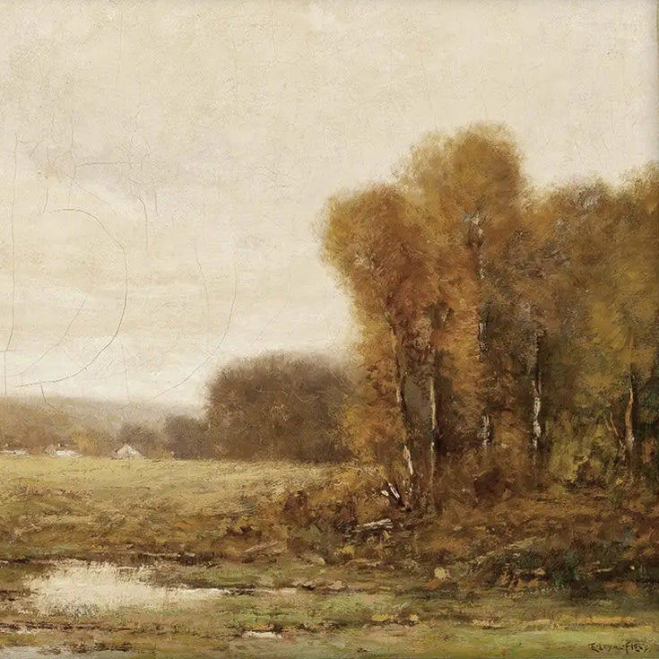 Vintage Autumnal Landscape Art Print