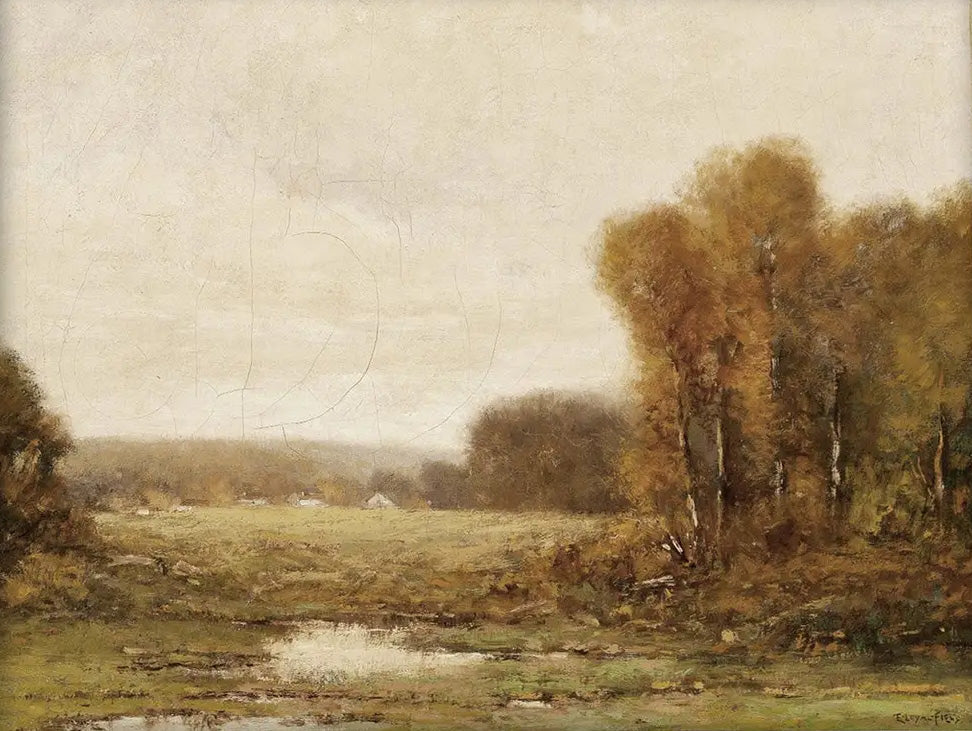 Vintage Autumnal Landscape Art Print