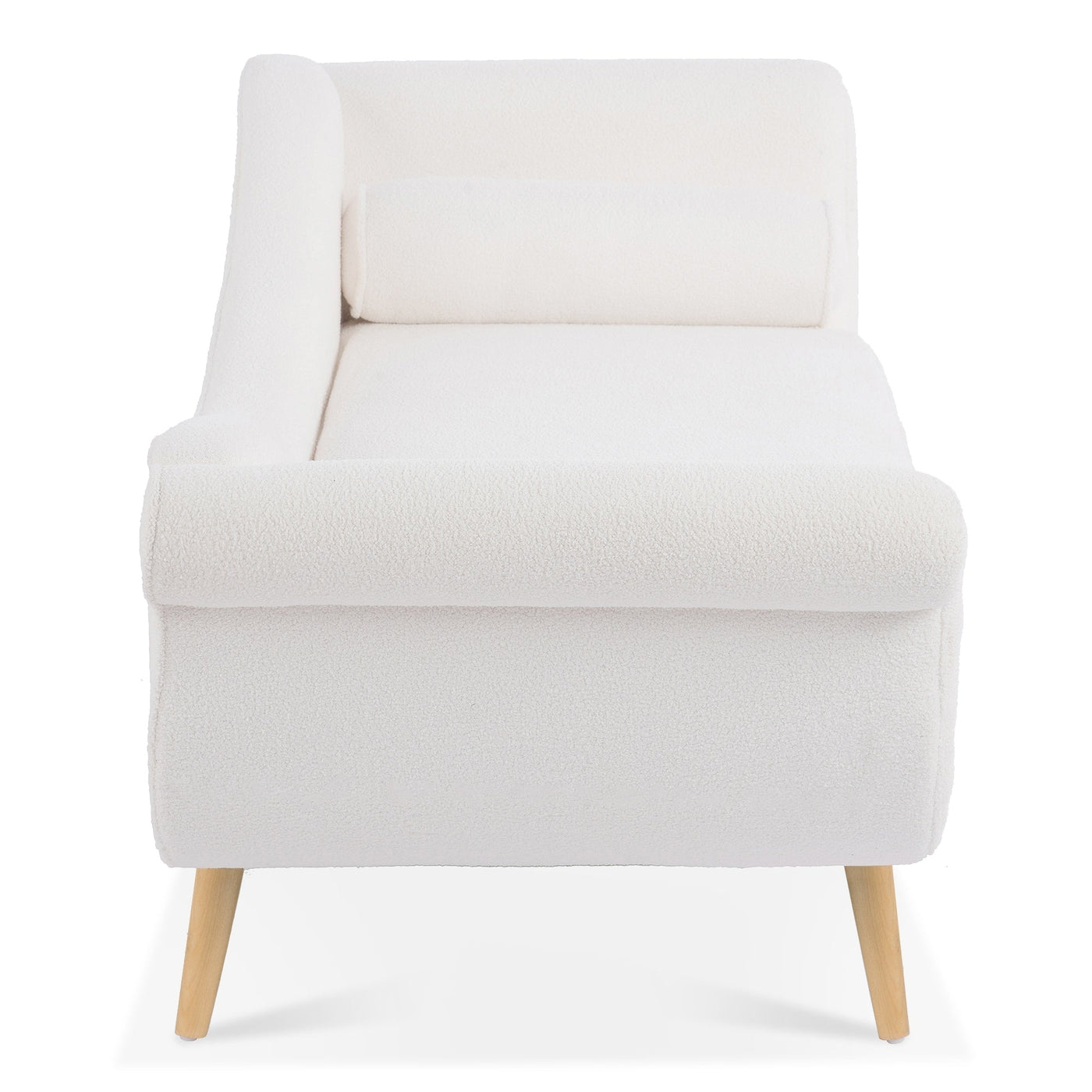 Vintage Chaise Lounge with Scroll Arms by Christopher Knight Home