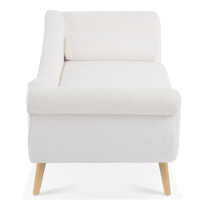 Vintage Chaise Lounge with Scroll Arms by Christopher Knight Home