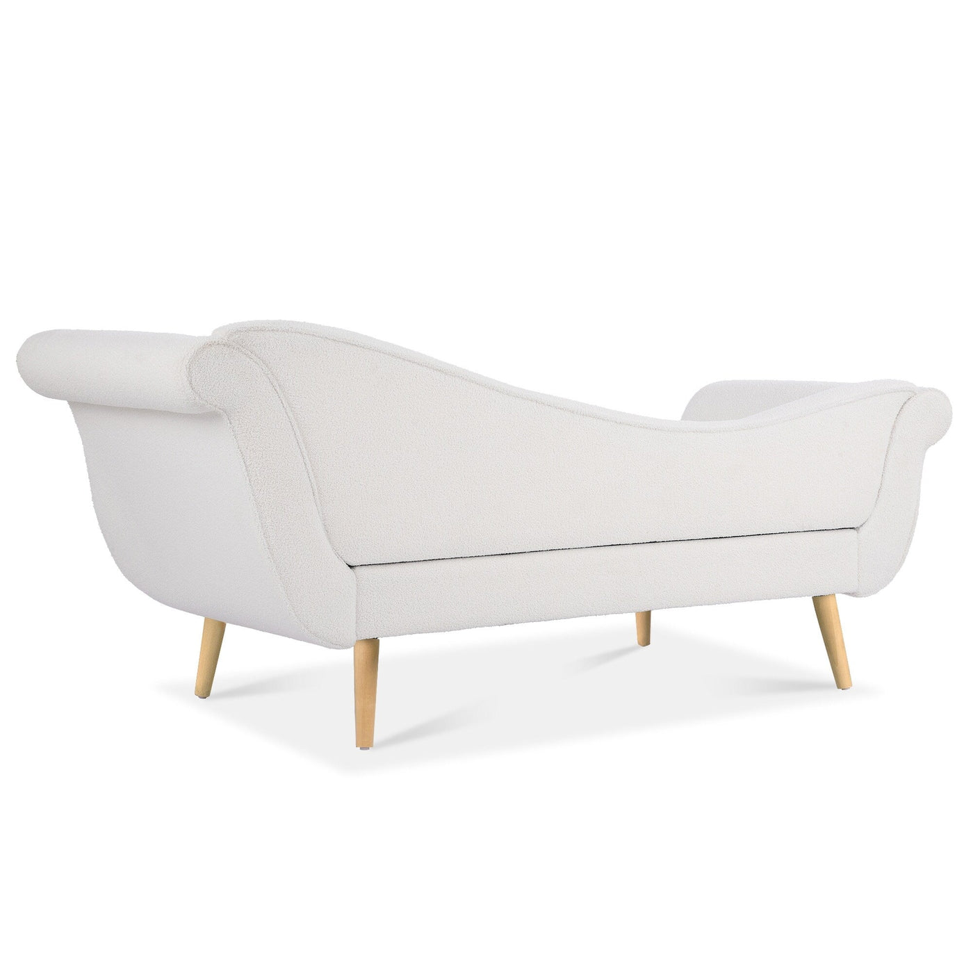 Vintage Chaise Lounge with Scroll Arms by Christopher Knight Home