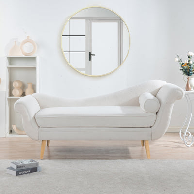 Vintage Chaise Lounge with Scroll Arms by Christopher Knight Home