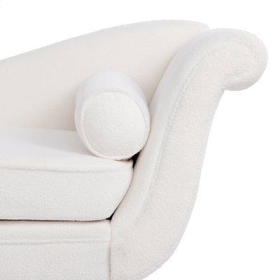 Vintage Chaise Lounge with Scroll Arms by Christopher Knight Home