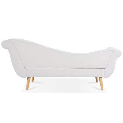 Vintage Chaise Lounge with Scroll Arms by Christopher Knight Home
