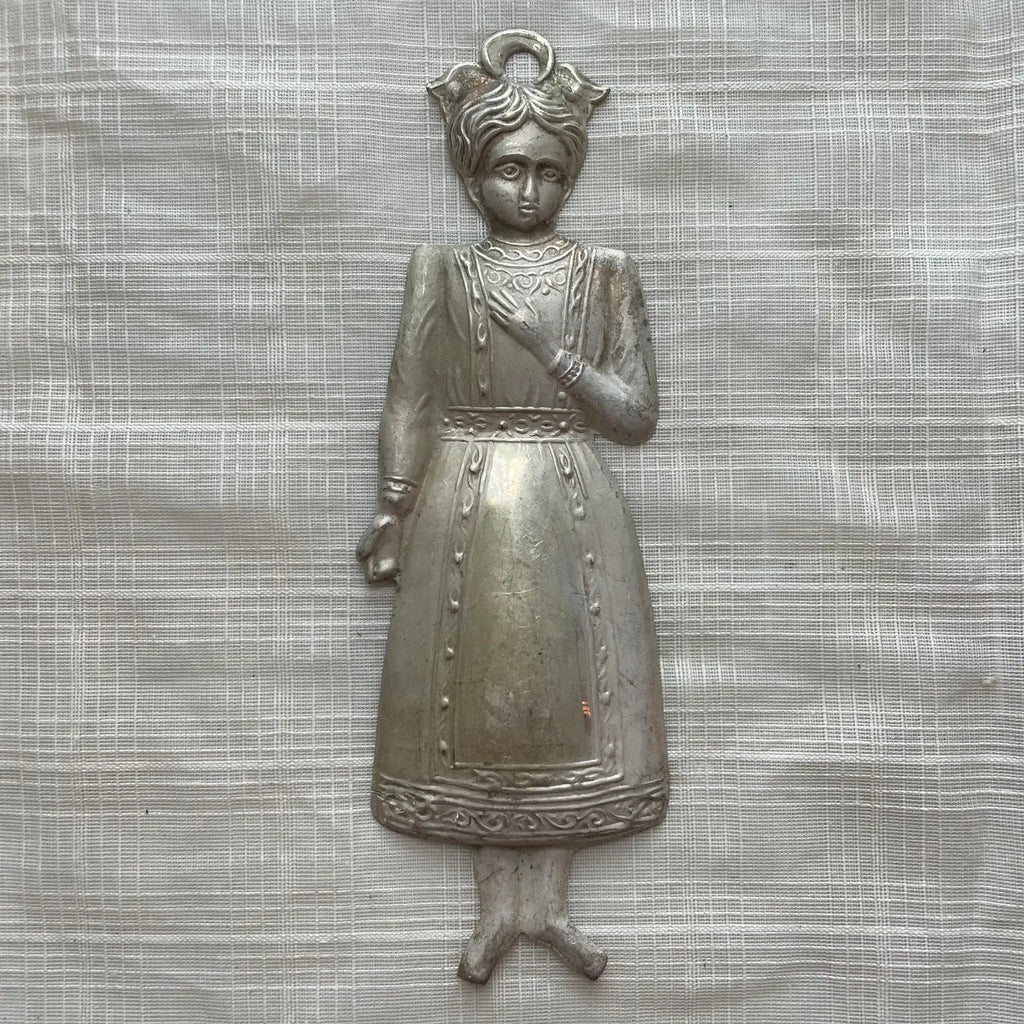 Vintage Italian Ex-voto, Woman Figure