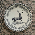 Vintage Style Deer Plate