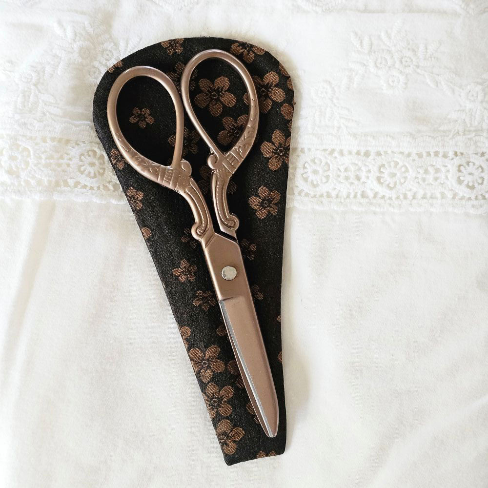 Vintage Style Embroidery Scissors with Sheath
