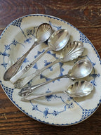 Vintage Sugar Spoons, Set of Five