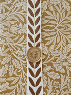 Wax Seal Sticker with Laurel Leaf Design, Set of Six