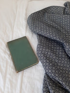 Welsh Inspired Throw Blanket, Navy