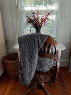 Welsh Inspired Throw Blanket, Navy