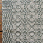 Welsh Inspired Table Square, Green and Flax Design