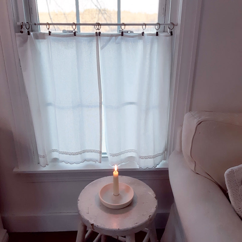 Curtain Ring Clips, Antiqued Brass