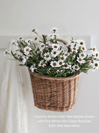 Country Wicker Mail Wall Basket