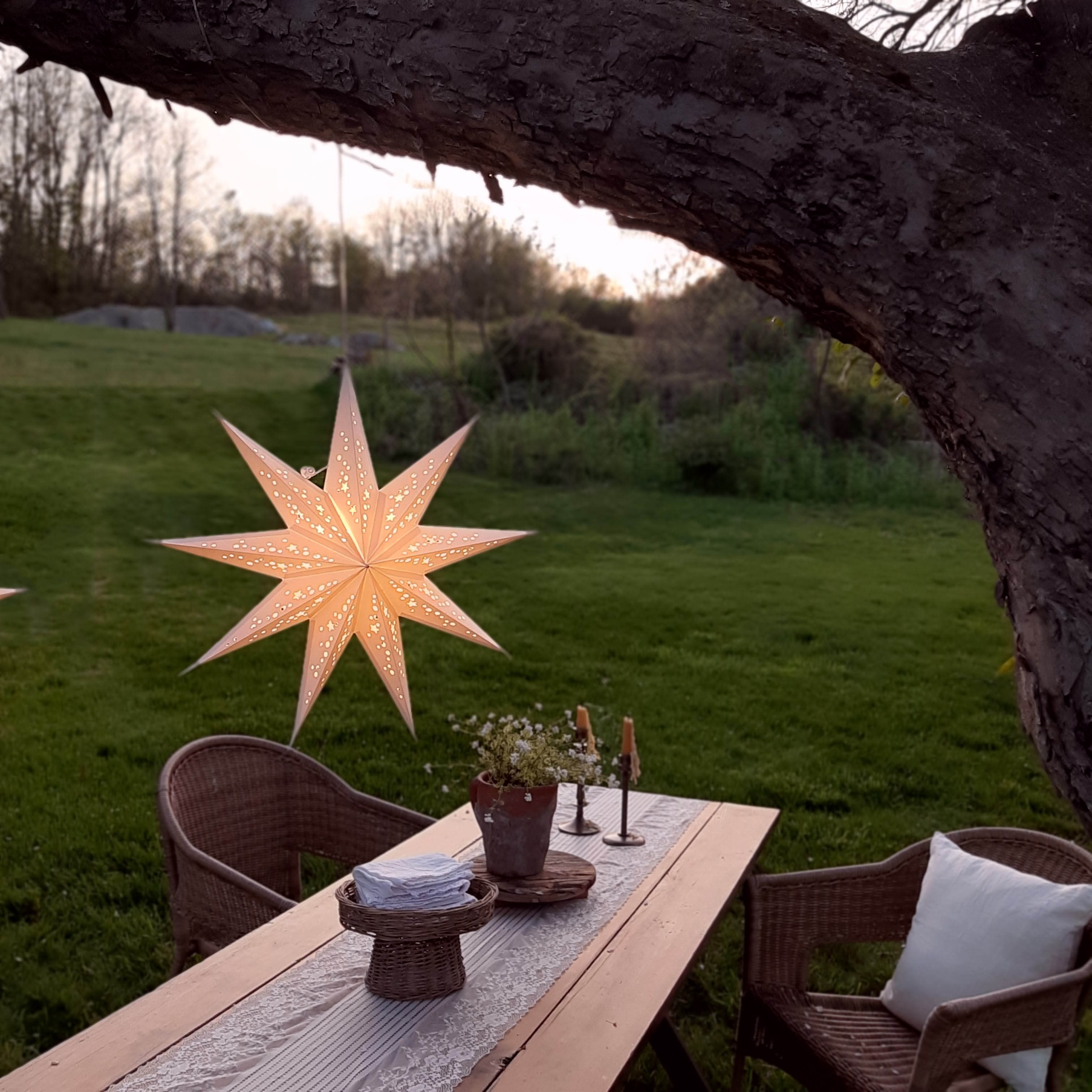 White Paper Star Light