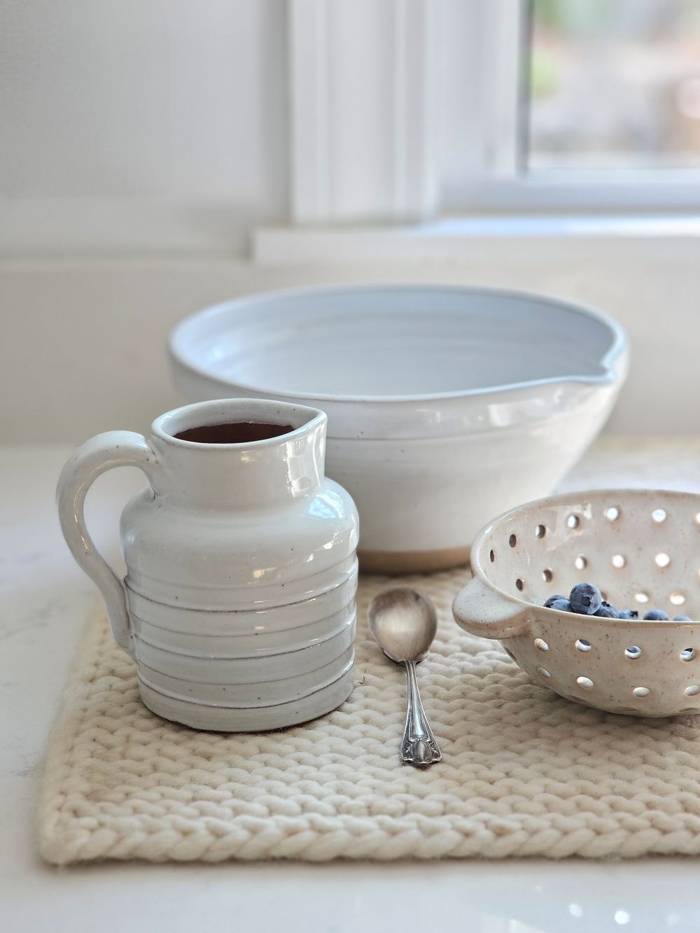 White Farmhouse Mixing Bowl