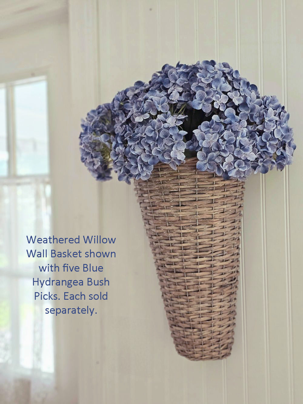 Weathered Willow Wall Basket