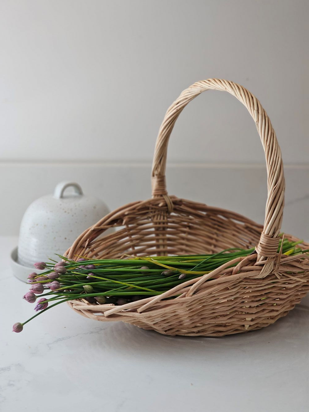 Willow Gathering Baskets, Set of Two