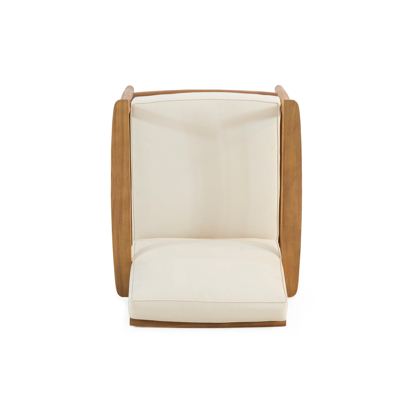 Willowbrook Outdoor Acacia Wood 4 Seater Chat Set by Christopher Knight Home