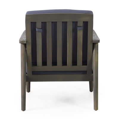 Willowbrook Outdoor Acacia Wood 4 Seater Chat Set by Christopher Knight Home