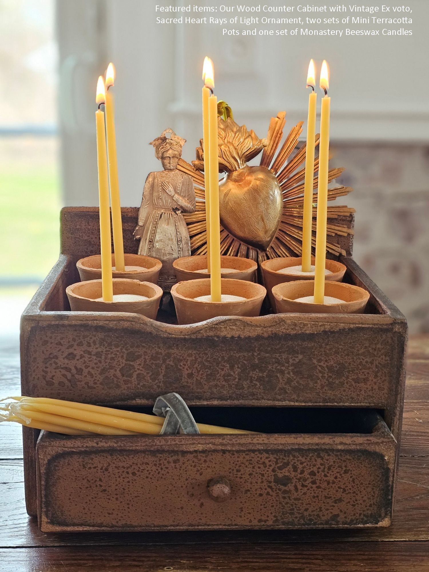 Sacred Heart Rays of Light Ornament