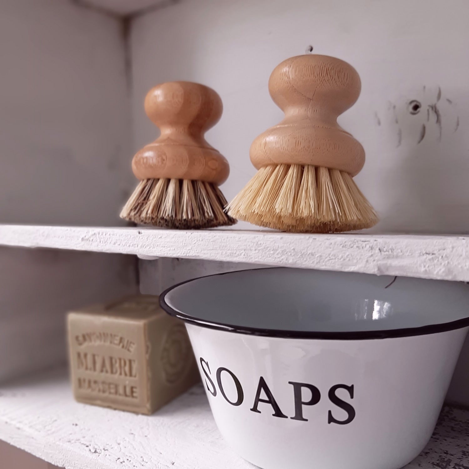 Wooden Palm Scrub Brushes