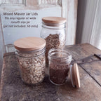 Wood Mason Jar Lids